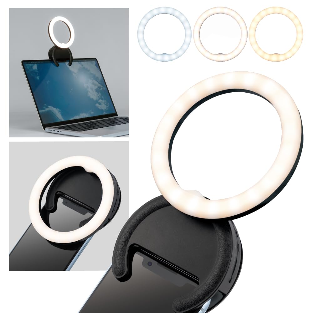 Amazon | ナカバヤシ(Nakabayashi) Digio2 LEDリングライト USB充電式